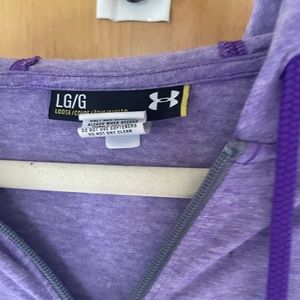 Under Armour - Large Purple Hoodie - Womens